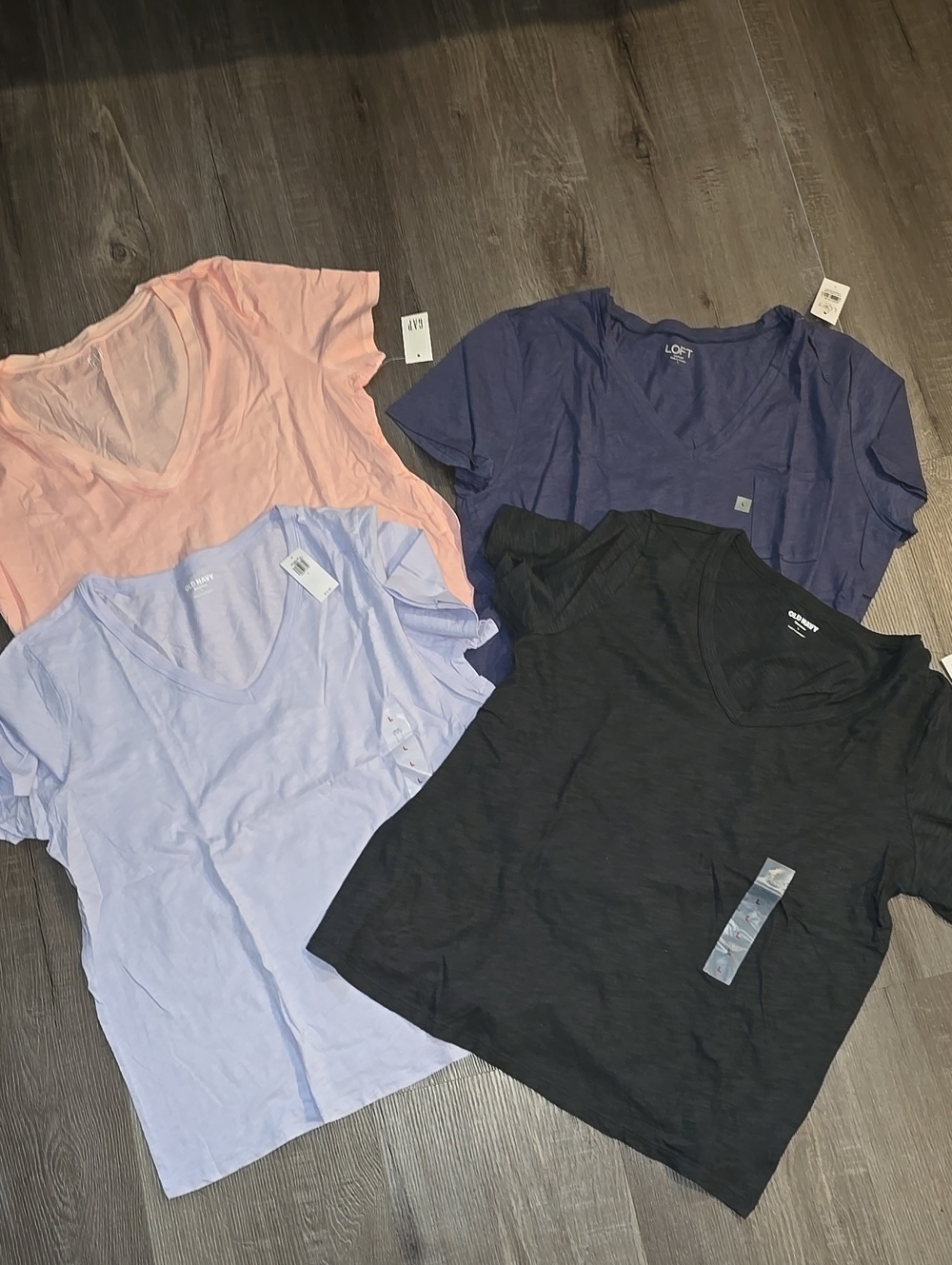Large V-Neck Tees